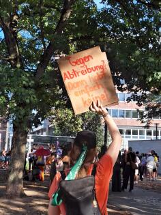 Transparent Gegen Abtreibung? Dann habt einfach keine!