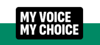 Homepage von My Voice, My Choice
