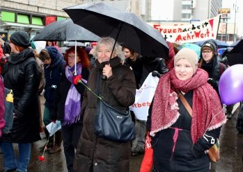 Protestkundgebung für mehr Frauen*Rechte